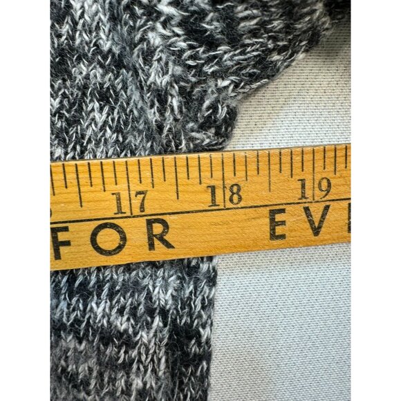 J.Crew Womens Hooded Sweater M Gray Merino Wool Blend Cozy - Picture 7 of 14